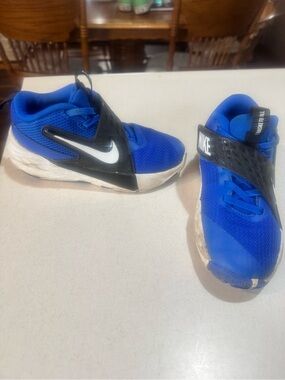 Nike Royal Blue and Black Kids Athletic Sneakers